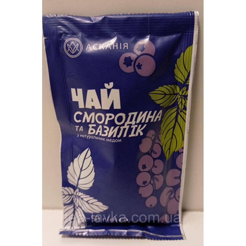 Чай Асканія концентрат Фруктово-медовий Смородина та Базилік 50г