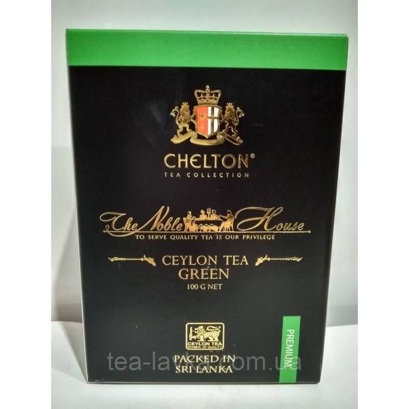 Chelton Челтон чай зелений Шляхетний Дім Green 100г у картоні