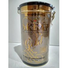 Чай Akbar Gold Акбар Голд  450 г в жерстяній банці