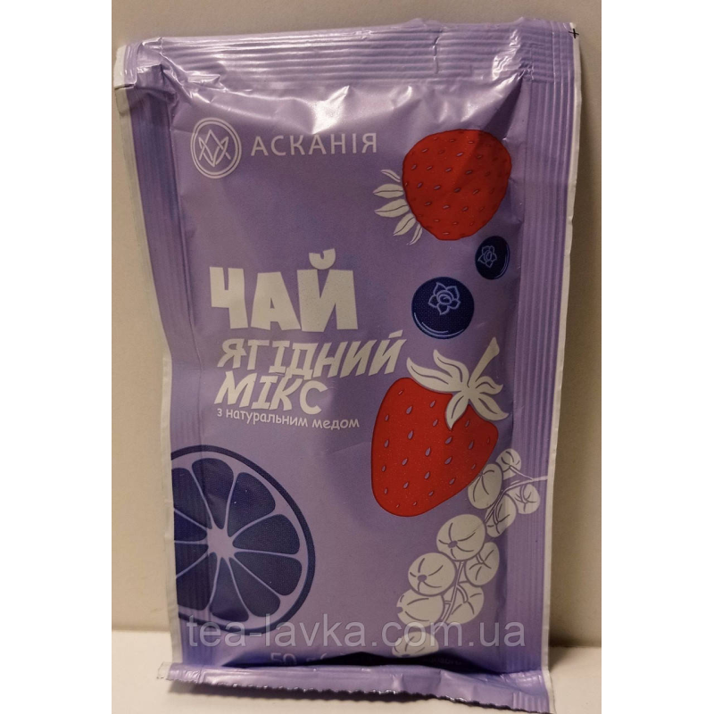 Чай концентрат Фруктово-медовий Ягідний Мікс 50г Асканія