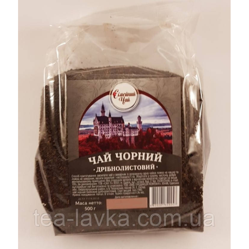 Чай чорний байховий Сімейний 500 г дрібнолистовий в м“якій упаковці