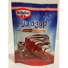 Глазур темний і білий шоколад Dr.Oetker