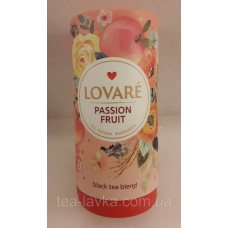 Чай чорний Lovare Passion Fruit Ловаре Фрукт Пристрасті 80 г тубус