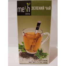 Чай зелений Mesh Меш в стіках 16 шт по 2г