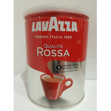 Кава мелена Лавацца Lavazza Rossa 250 гр в жерстяній банці (Італія)
