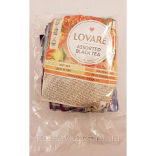 Lovare Assorted Black Tea чай чорний в пакетиках Ловаре Асорті 50 шт по 2г