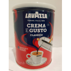 Кава мелена Лавацца Lavazza Crema e Gusto 250г у жерстяній банці