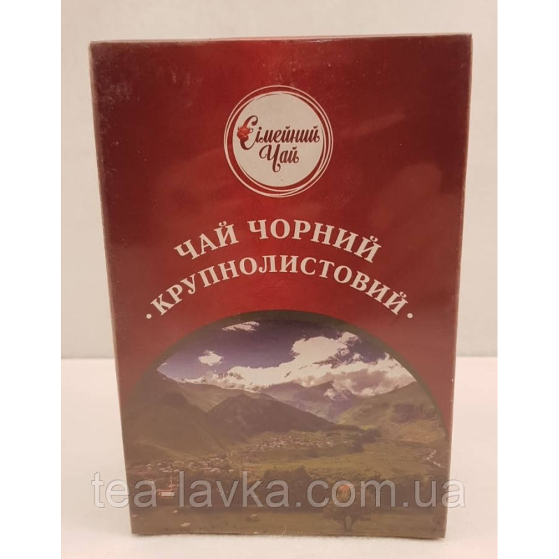Чай чорний крупнолистовий Сімейний 100 г у картонній упаковці