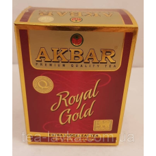 Чай Акбар Akbar чорний цейлонський Royal Gold 80 г