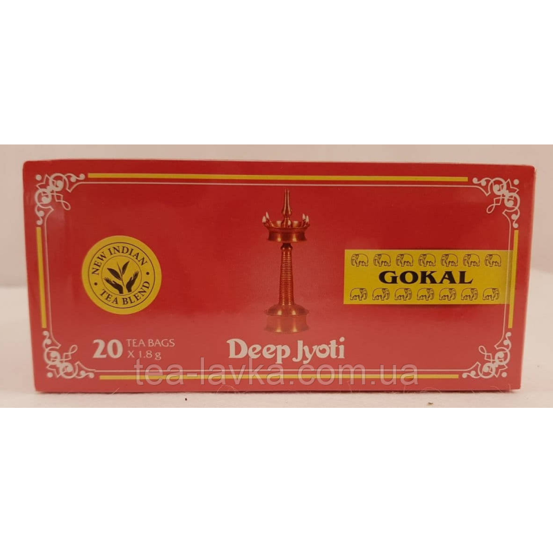 Гокал Діп Джоті Gokal Deep Jyoti чай чорний індійський пакетований 20 шт по 1,8г