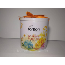 Подарунковий цейлонський чай Тарлтон Tarlton “Щастя“ 100 г у жерстяній банці