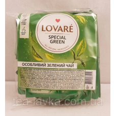 Чай Lovare зелений китайський у пакетиках Special Green  Ловаре 50 шт по 1,5г