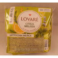 Чай у пакетиках Lovare Ловаре Цитрусова Меліса 50 шт по 1,5 г у конверті