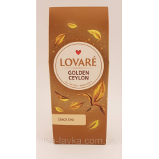 Чай Ловаре Lovare чорний цейлонський  Golden Ceylon Голден Цейлон 80г