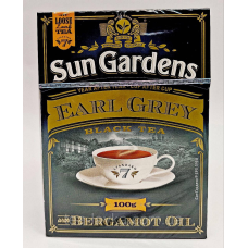 Чай чорний з бергамотом Sun Gardens Earl Grey Сан Гарденс Ерл Грей 100 г