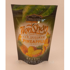 Чай зелений Тянь Шань зі шматочками ананаса Ананас Pineapple 80г