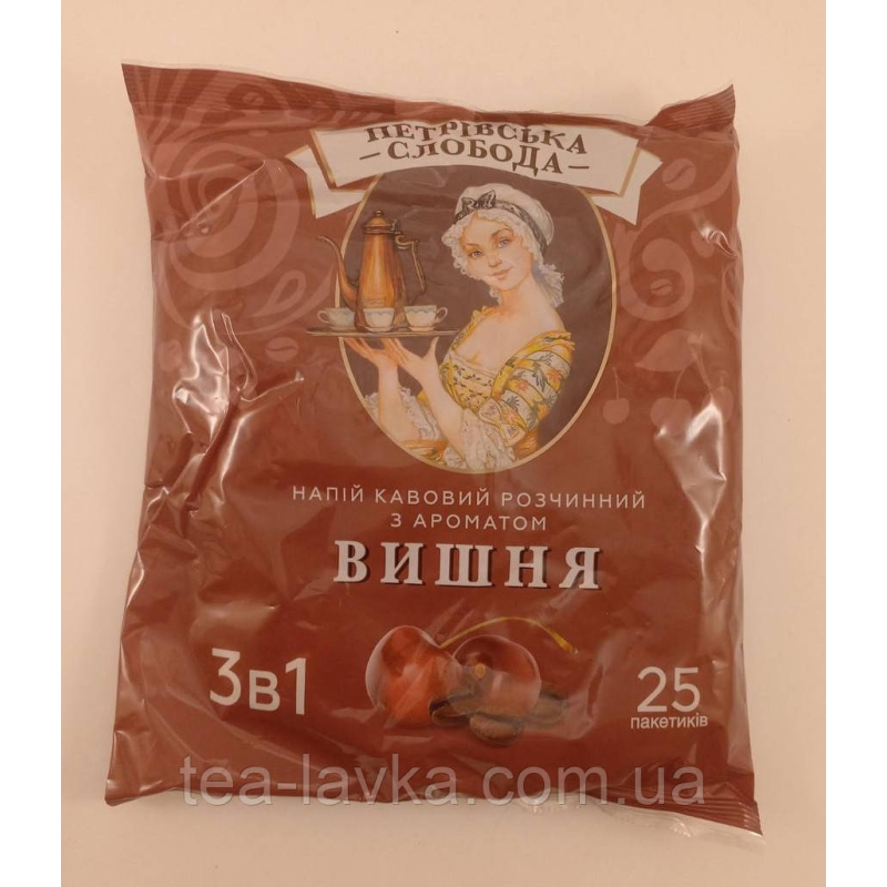 Кава 3в1 Петрівська Слобода Вишня 25 пак по 18г
