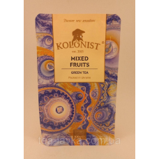 Чай Колоніст Kolonist зелений із фруктами Mixed Fruits 100 г