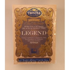 Чай чорний і зелений з бергамотом та кардамоном Twistea Legend 100 г