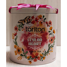 Tarlton Ceylon Heart Тарлтон Серце Цейлону чай чорний цейлонський 100 г у бляшаній банці