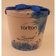 Чай Тарлтон Tarlton Secret бант чорний з бергамотом 100г у бляшаній банці
