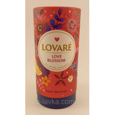 Чай Ловаре Lovare Love Blossom чорний чай з ароматом маракуї та манго 80г у тубусі