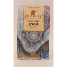 Чай чорний з бергамотом Колоніст Kolonist Earl Grey Special 100 г