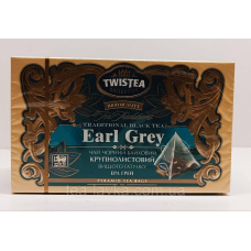 Чай з бергамотом у пірамідках Twistea Earl Grey Твісті Ерл Грей 20 шт по 2г
