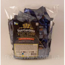 Sun Gardens Earl Grey Imperial Сан Гарденс Ерл Грей чорний чай з бергамотом в пакетиках 100 шт по 2 г