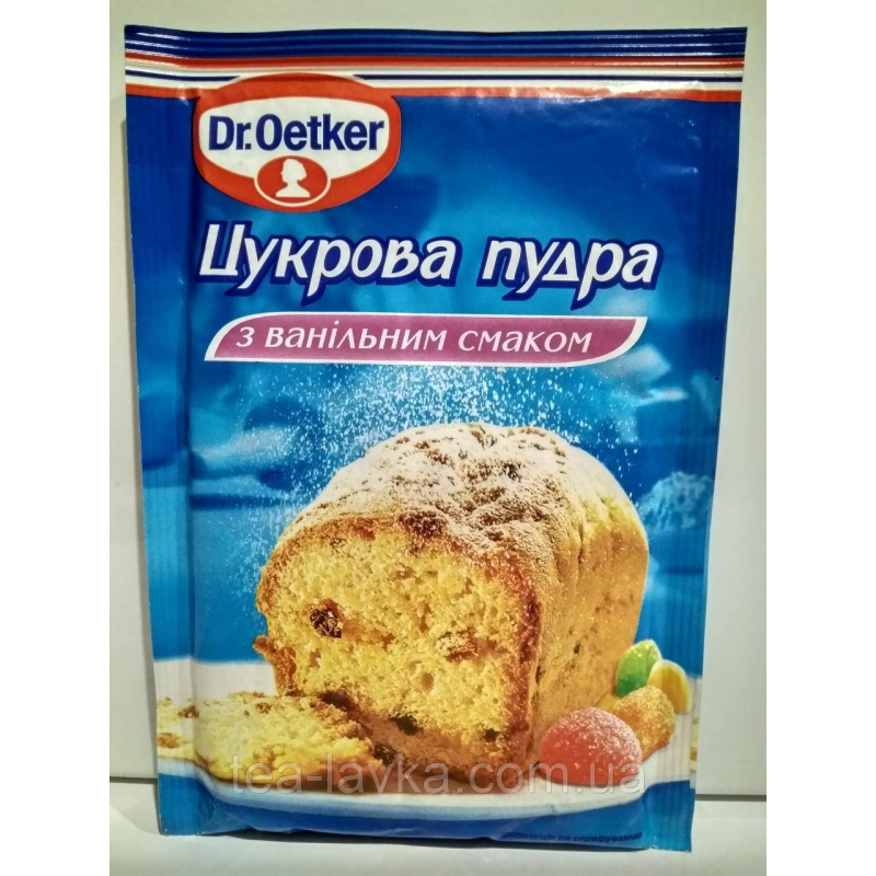 Пудра цукрова Ін.Оеткер Dr.Oetker з ванільним смаком 80 г
