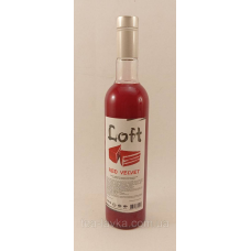 Сироп Loft Red Velvet Лофт Червоний Оксамит 700 мл у скляній пляшці з дозатором