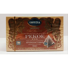 Чай чорний у пірамідках Twistea Pekoe Твісті Пеке 20 шт по 2г