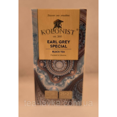 Колоніст Kolonist чай чорний у пакетиках з бергамотом Earl Grey Special 25 шт по 2г у сашетах