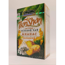 Тянь Шань зелений чай в пірамідках Ананас Солодкий Pineapple Sweet 20шт по 2г
