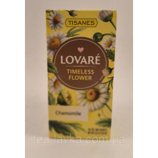 Чай трав“яний із квітками ромашки Lovare Timeless Flower Ловаре в пакетиках 24 шт по 1.3г Tisanes