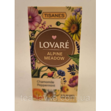 Чай трав“яний Lovare Alpine Meadow Альпійський Луг Ловаре в пакетиках 24 шт по 1.5г Tisanes