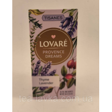 Чай трав“яний Lovare Provence Dreams Ловаре Сни Провансу в пакетиках 24 шт по 1.5г Tisanes