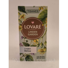 Чай трав“яний Lovare Linden Garden Ловаре Липовий Сад у пакетиках 24 шт по 1.5г Tisanes