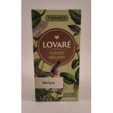 Lovare Sunset Melody чай трав“яний з мелісою Ловаре в пакетиках 24 шт по 1.5г Tisanes