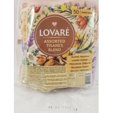 Lovare Assorted Tisanes Blend чай травяной в пакетиках Ловаре Ассорти Бленд 50 шт (5 видов)