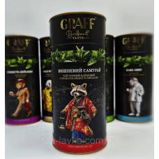 Графф Вишневий Самурай Graff Cherry Samurai чай чорний з ароматом вишні та мигдаля 80 г у тубусі