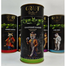 Чай зелений китайський Graff Green Classic Граф Класичний Зелений 80 г у тубусі