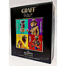 Чай чорний і зелений Graff Assorted Графф Асорті чайних смаків байховий 32 пакетики (4 види по 8 шт)