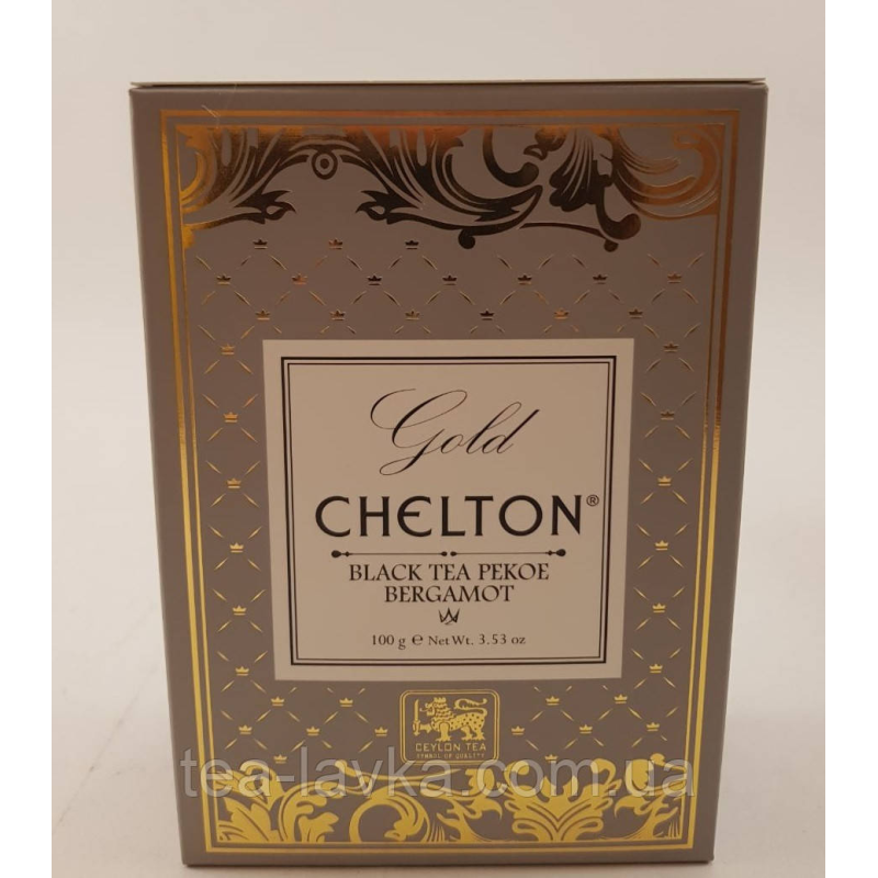 Чай чорний з бергамотом Chelton Gold Pekoe Bergamot Челтон Голд Пекое Бергамот 100г