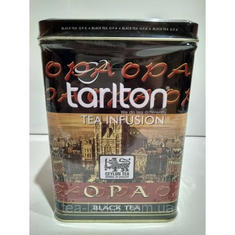 Tarlton Тарлтон Супер ОПА Super OPA чай чорний цейлонський 250 г у жерстяній банці