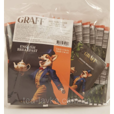 Чай чорний Graff English Breakfast Граф Англійський сніданок 50 пакетиків по 2 г