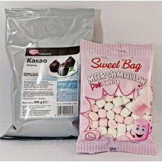 Какао темне 22% Dr. Oetker 500г та Маршмеллоу Sweet Bag Marshmallow 30г