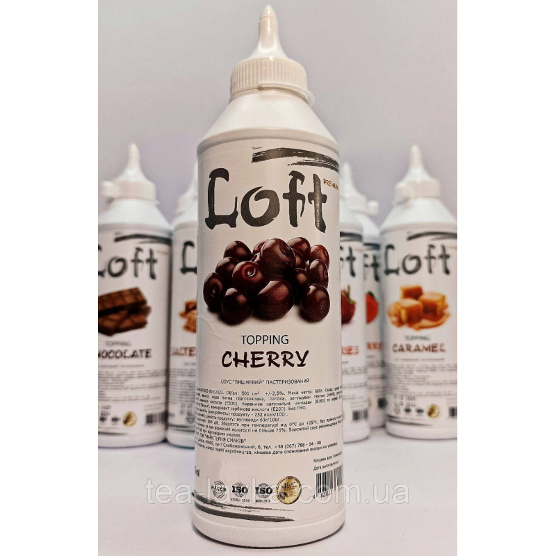 Топінг соус Вишня Loft Cherry Topping 600 г