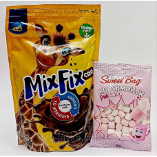 Набір Какао розчинний Мікс Фікс Mix Fix 500г (Польща) та цукерки Маршмелоу Sweet Bag 30г