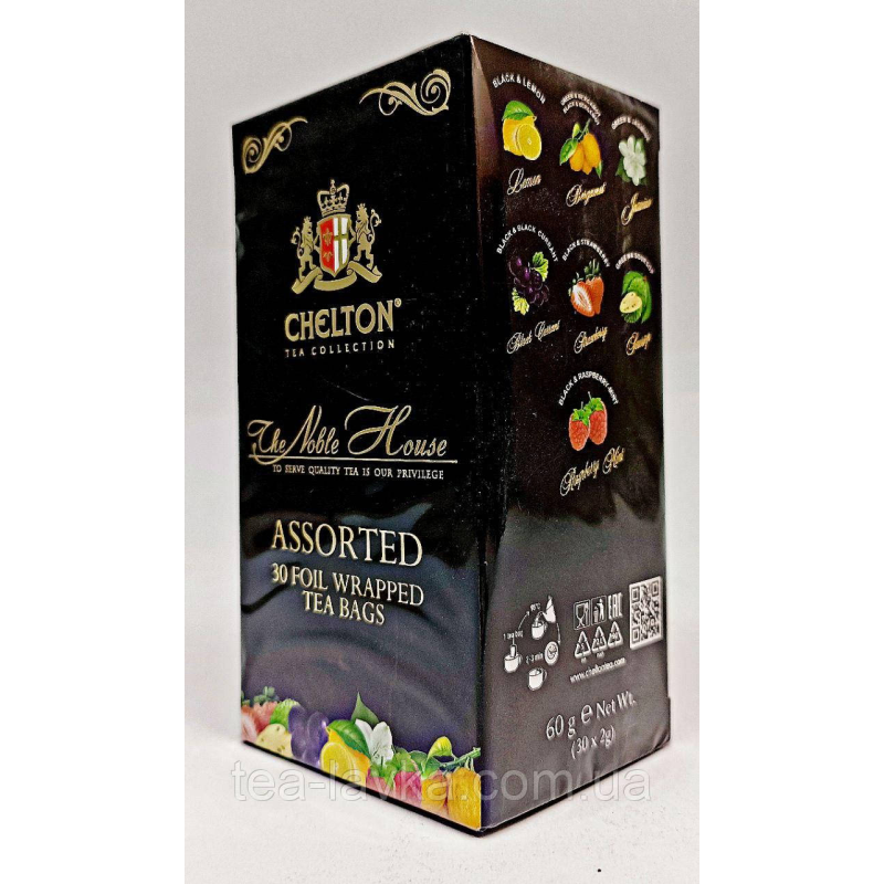 Чай у пакетиках асорті Chelton Assorted Noble House Челтон 30 шт по 2г